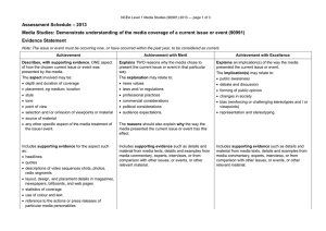 – 2013 Assessment Schedule