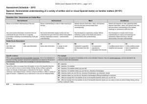 – 2013 Assessment Schedule /