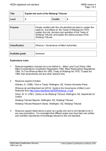 NZQA registered unit standard 16068 version 4  Page 1 of 3