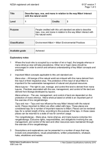 NZQA registered unit standard 6137 version 7  Page 1 of 3