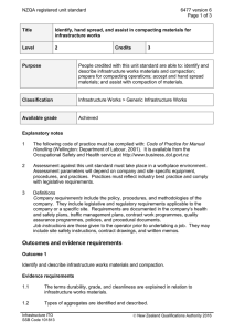 NZQA registered unit standard 6477 version 6  Page 1 of 3
