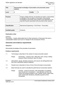 NZQA registered unit standard 20612 version 2  Page 1 of 3