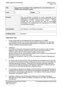 NZQA registered unit standard 20853 version 2  Page 1 of 3