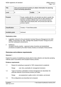 NZQA registered unit standard 20584 version 2  Page 1 of 4