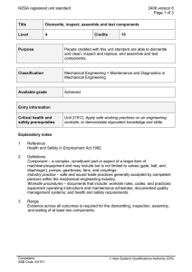 NZQA registered unit standard 2406 version 8  Page 1 of 3