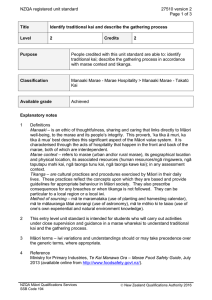 NZQA registered unit standard 27510 version 2  Page 1 of 3