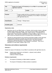 NZQA registered unit standard 27128 version 2  Page 1 of 2