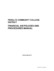 2014 PCCD Financial Aid Policy and Procedures Manual_Rev5.26.15