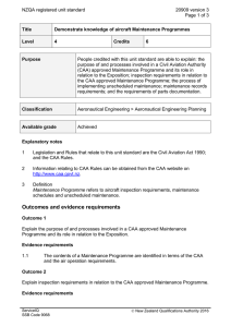 NZQA registered unit standard 20909 version 3  Page 1 of 3