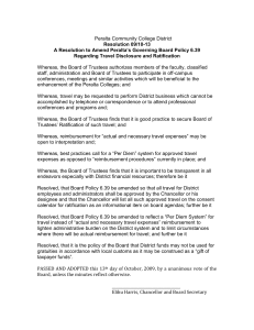 Peralta Community College District Resolution 09/10-13