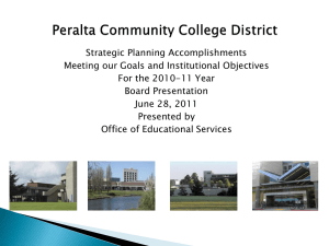 5. Strategic Planning Accomplishments 6-28-11