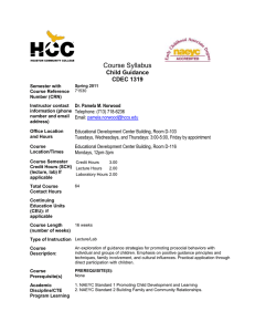 CDEC 1319 New Syllabus Format Spring 2011.doc