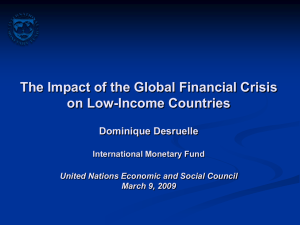 Mr. Dominique Desruelle, Advisor, Strategy and Policy Review Department, International Monetary Fund