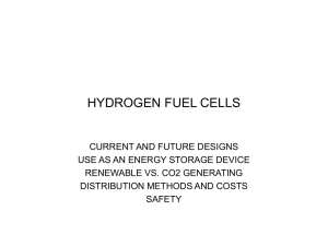 Hydrogen Fuel Cells (powerpoint) by Carolyn Kimme-Smith