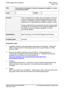 NZQA registered unit standard 25841 version 3  Page 1 of 3