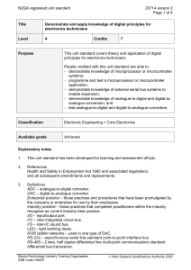 NZQA registered unit standard 20714 version 2  Page 1 of 4