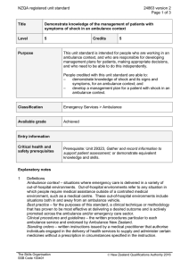 NZQA registered unit standard 24863 version 2  Page 1 of 3