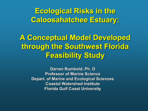 Ecological Risks in the Caloosahatchee Estuary: A Conceptual Model Developed through the Southwest Florida Feasibility Study