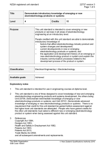 NZQA registered unit standard 22737 version 3  Page 1 of 4