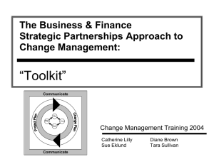 Strategic Partnership: A Toolkit