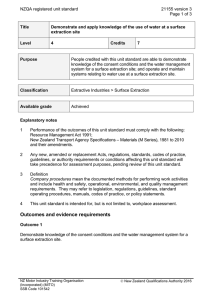 NZQA registered unit standard 21155 version 3  Page 1 of 3
