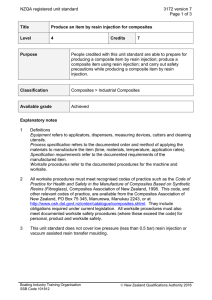 NZQA registered unit standard 3172 version 7  Page 1 of 3