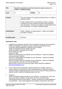 NZQA registered unit standard 28546 version 1  Page 1 of 4