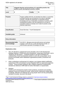 NZQA registered unit standard 26139 version 1  Page 1 of 4