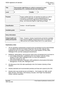 NZQA registered unit standard 27185 version 1  Page 1 of 3