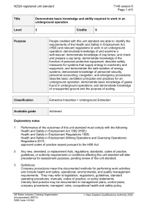 NZQA registered unit standard 7146 version 8  Page 1 of 6