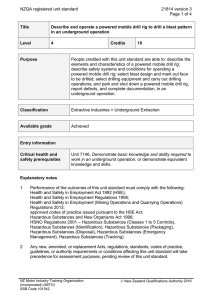 NZQA registered unit standard 21814 version 3  Page 1 of 4