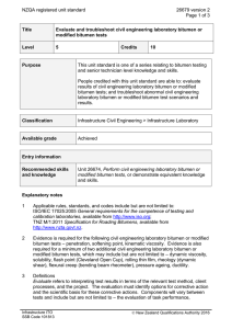 NZQA registered unit standard 26679 version 2  Page 1 of 3