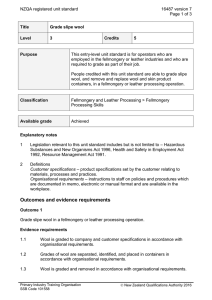 NZQA registered unit standard 16487 version 7  Page 1 of 3
