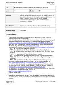 NZQA registered unit standard 28690 version 1  Page 1 of 5
