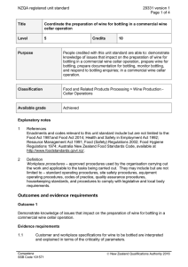 NZQA registered unit standard 29331 version 1 Page 1 of 4