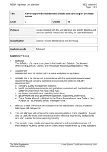 NZQA registered unit standard 3802 version 6  Page 1 of 3