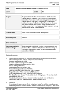 NZQA registered unit standard 20881 version 2  Page 1 of 4