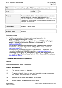 NZQA registered unit standard 29227 version 1  Page 1 of 3