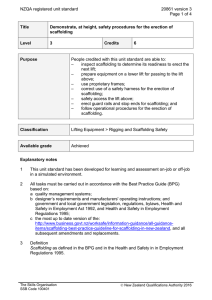 NZQA registered unit standard 20861 version 3  Page 1 of 4