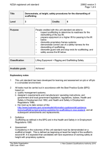 NZQA registered unit standard 20862 version 3  Page 1 of 4
