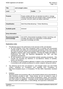 NZQA registered unit standard 681 version 5  Page 1 of 4