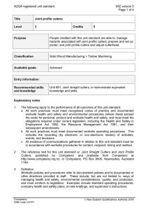 NZQA registered unit standard 682 version 5  Page 1 of 4