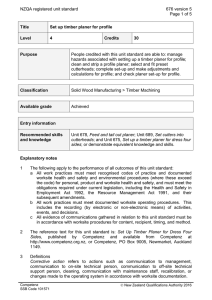 NZQA registered unit standard 676 version 5  Page 1 of 5