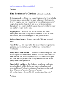 The Brahman's Clothes