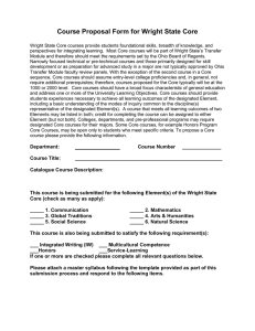 Wright State Core Course Proposal Form (docx file)