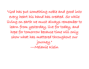 &#34;God has put something noble and good into