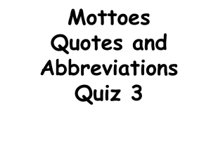 Mottoes p. 3 quiz
