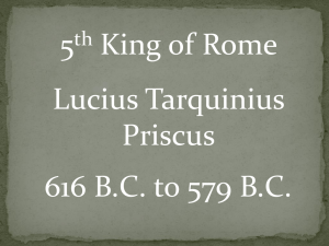 King Tarquinius Priscus