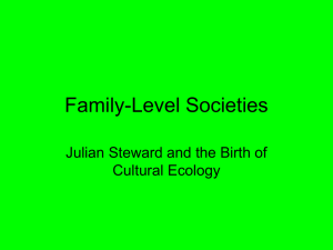 Family-Level Societies