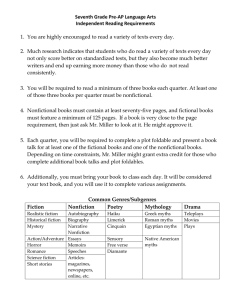 Individual Reading Requirements